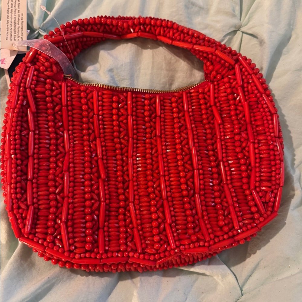Made In India Beaded Satchel